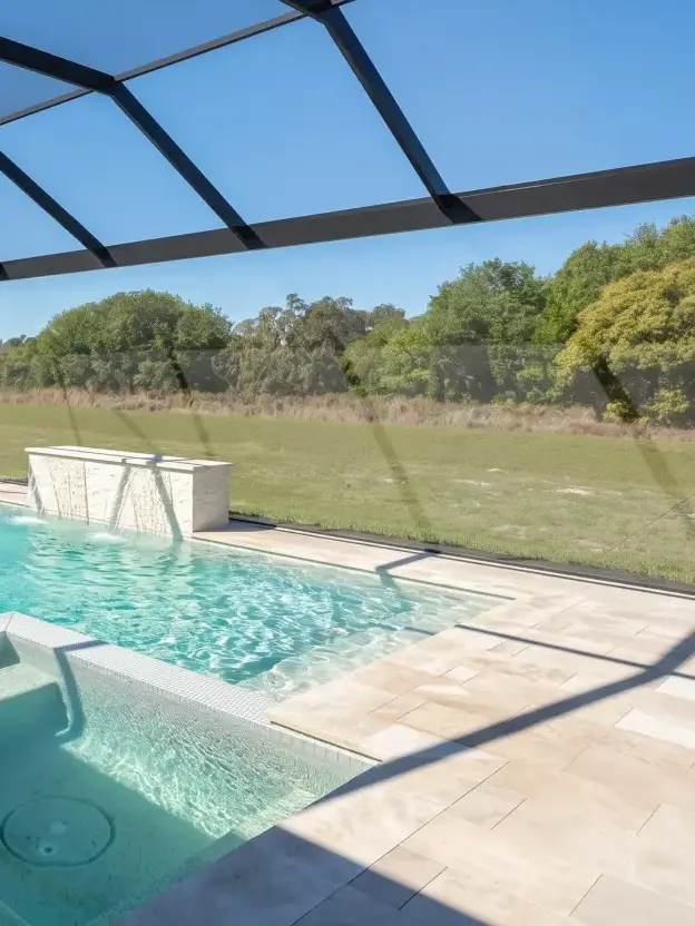 Bolero Road Residence completed pool — Oakland, FL
