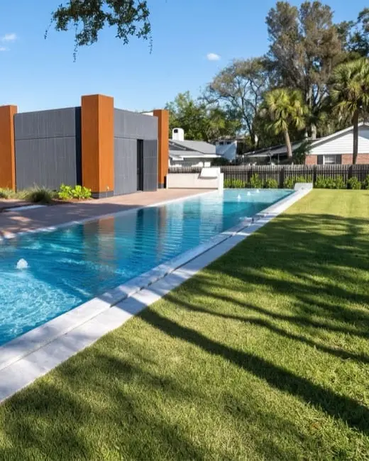 modern lap pool — custom pool by Grunit