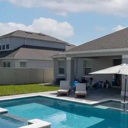 paver pool spa — custom pool by Grunit