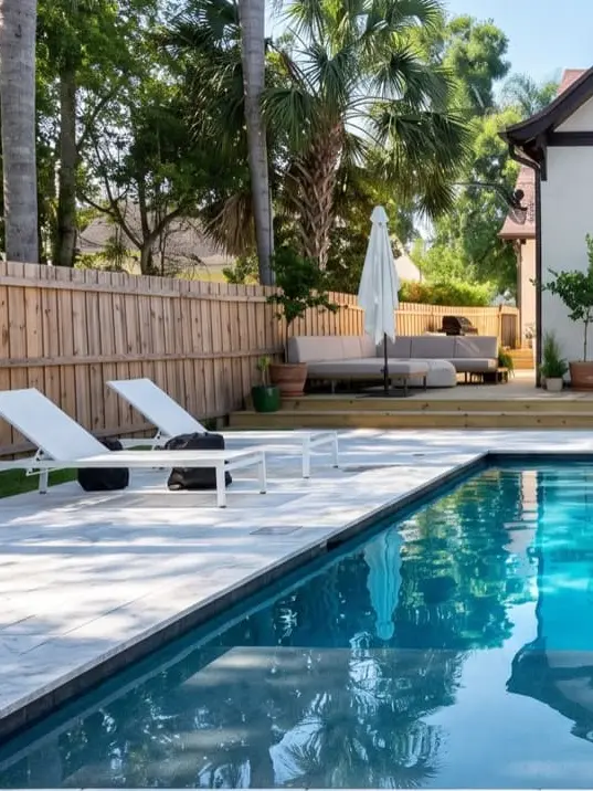 tudor marble pool — custom pool by Grunit