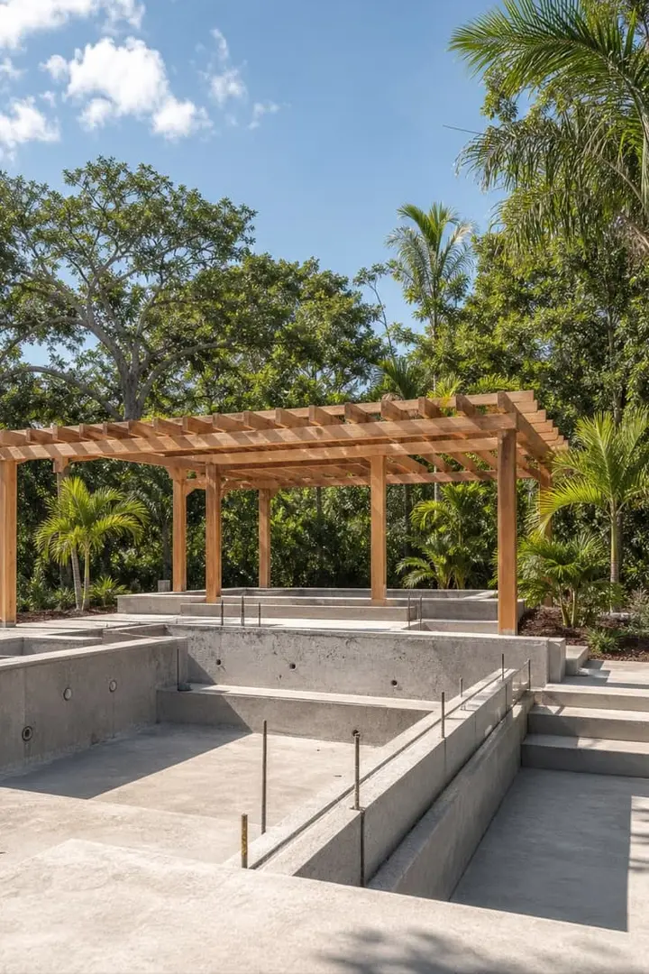 Luxury pool and outdoor living by Grunit