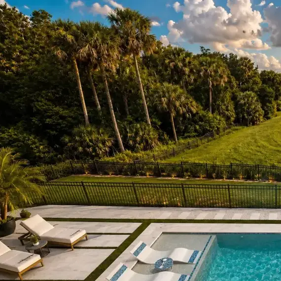 Lakeside pool project by Grunit