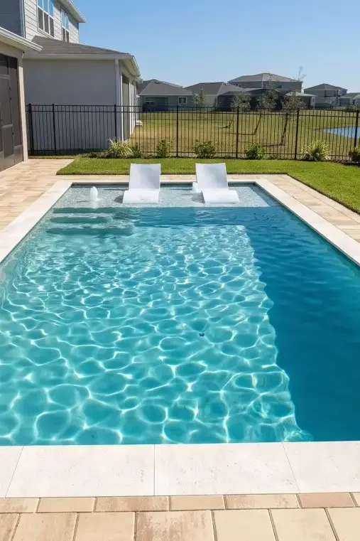 Mossy Wood Avenue Residence completed pool — East Orlando, FL