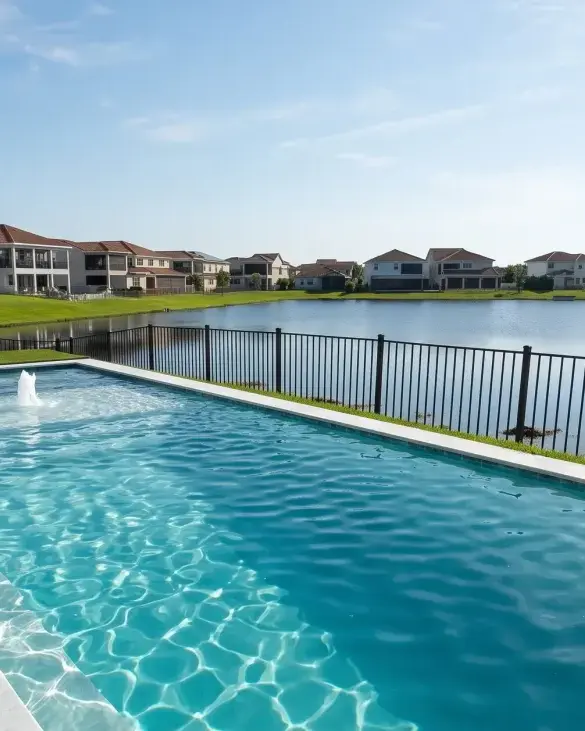 Oakenshaw Lane Residence completed pool — Lake Nona, FL