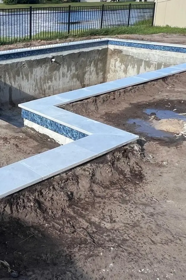 Plumas Way Residence gunite pool build — South Orlando, FL