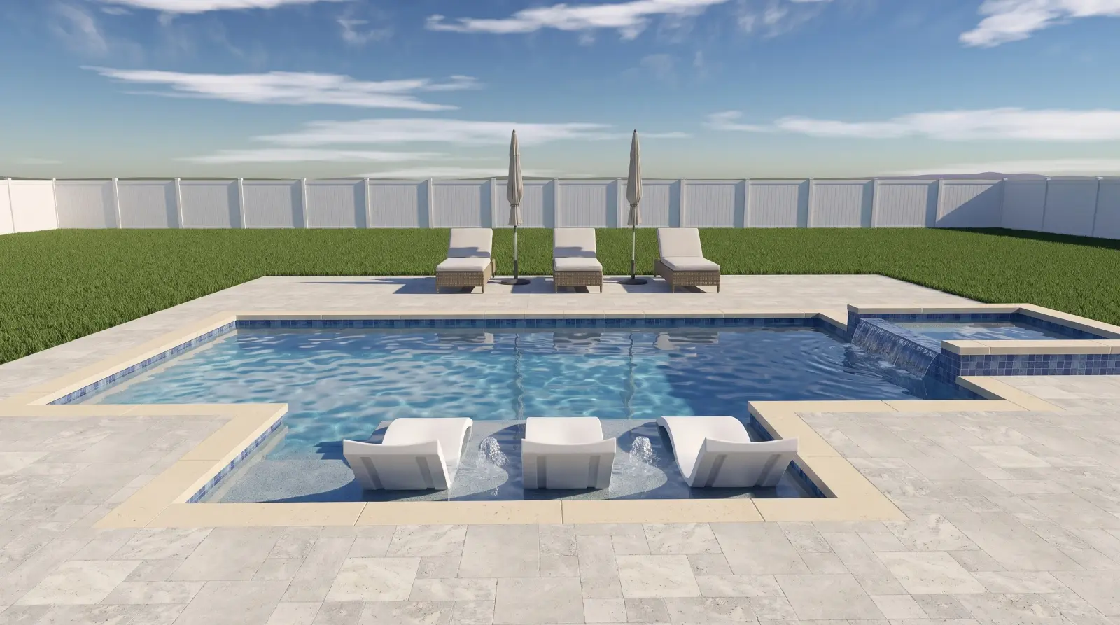 3D design rendering for Ardele Court Residence, view 2 of 2