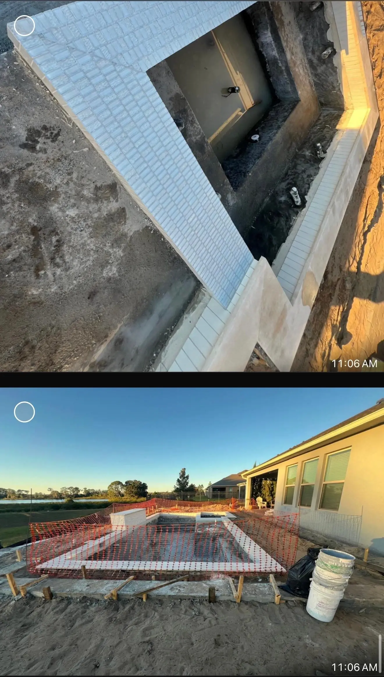 Coping — Bolero Road Residence pool build