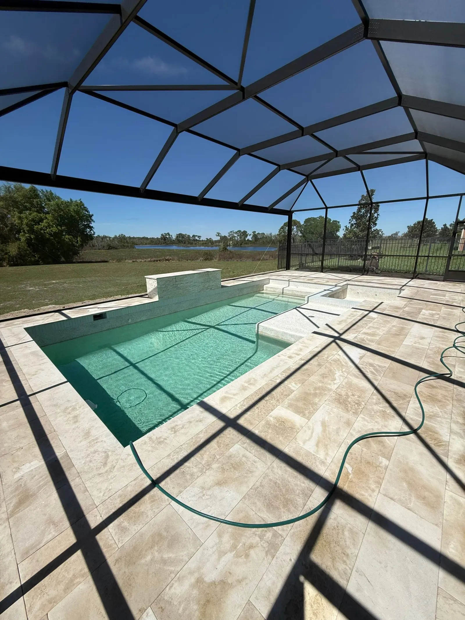Startup & Fill — Bolero Road Residence pool build