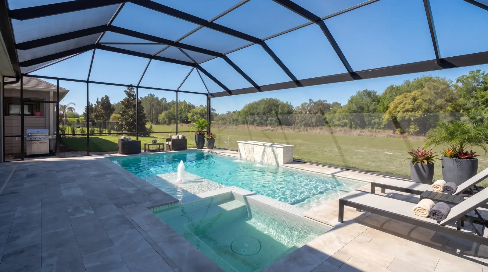 Bolero Road Residence pool project — Oakland, FL