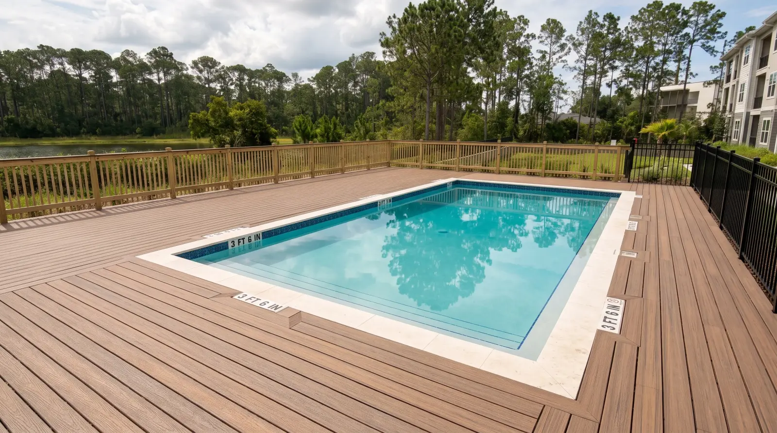 Cardinal Street Aquatic Center commercial pool project