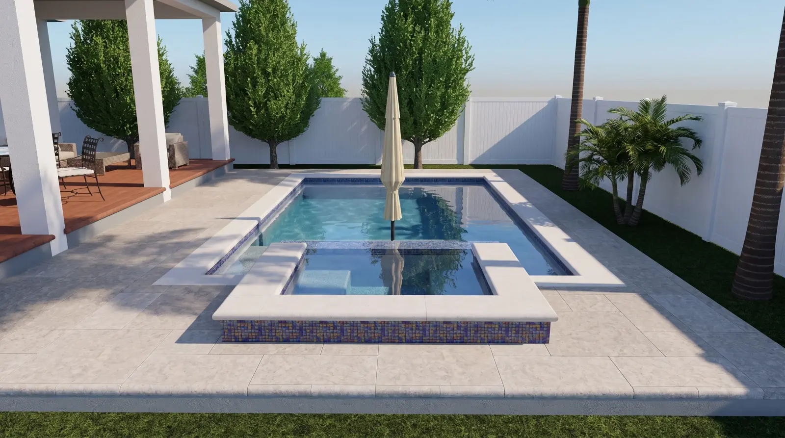 3D design rendering for East Kings Way Residence, view 2 of 2