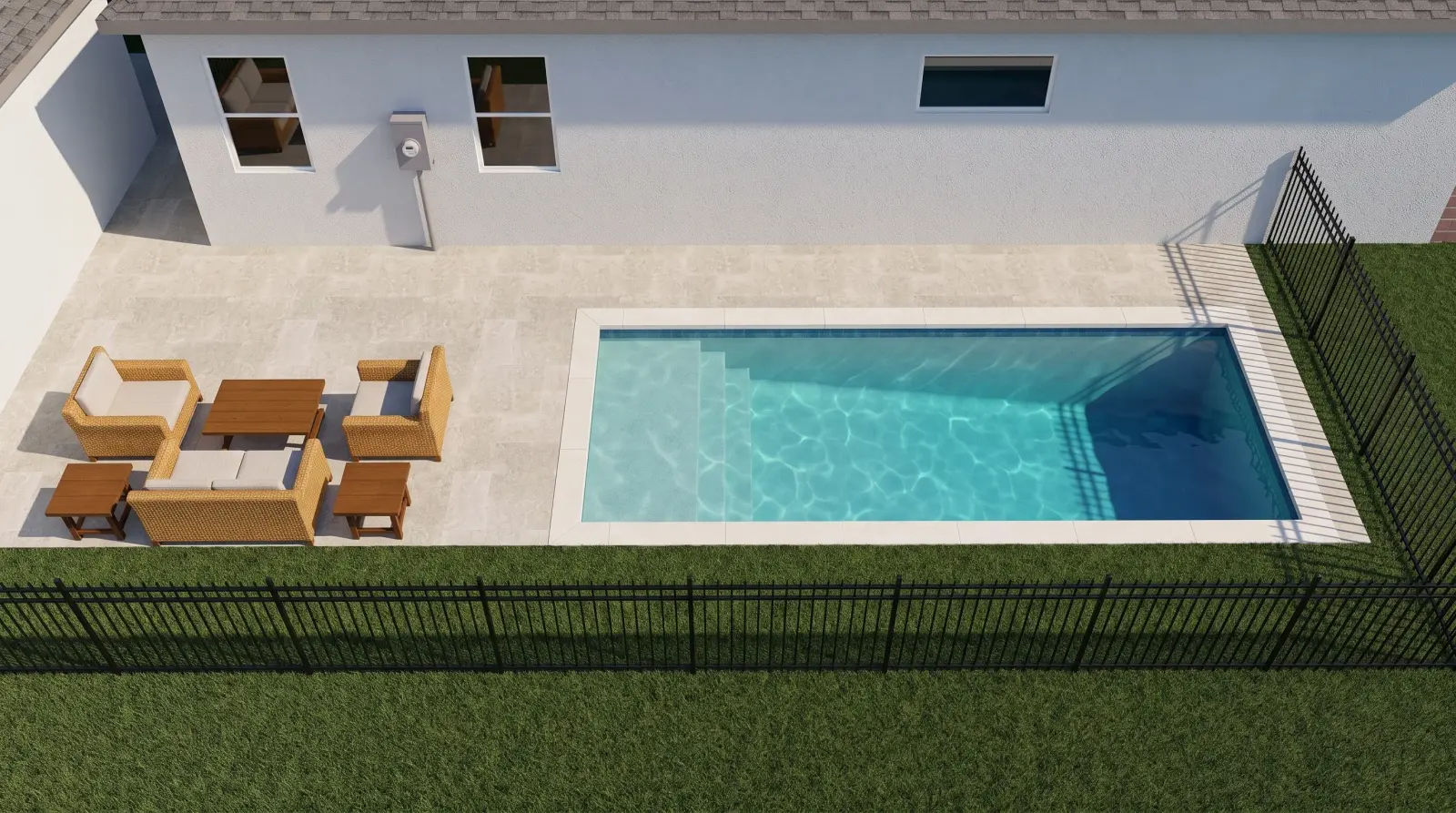 3D design rendering for Forest Circle Residence, view 1 of 2