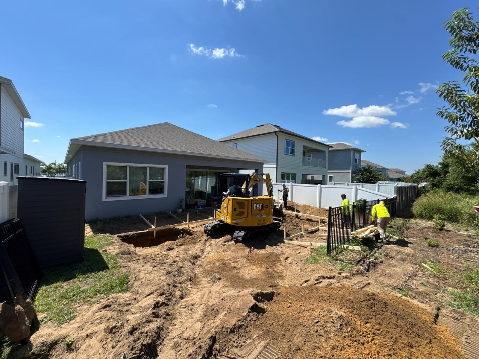 Breaking Ground — Larkspur Lake Drive Residence pool build
