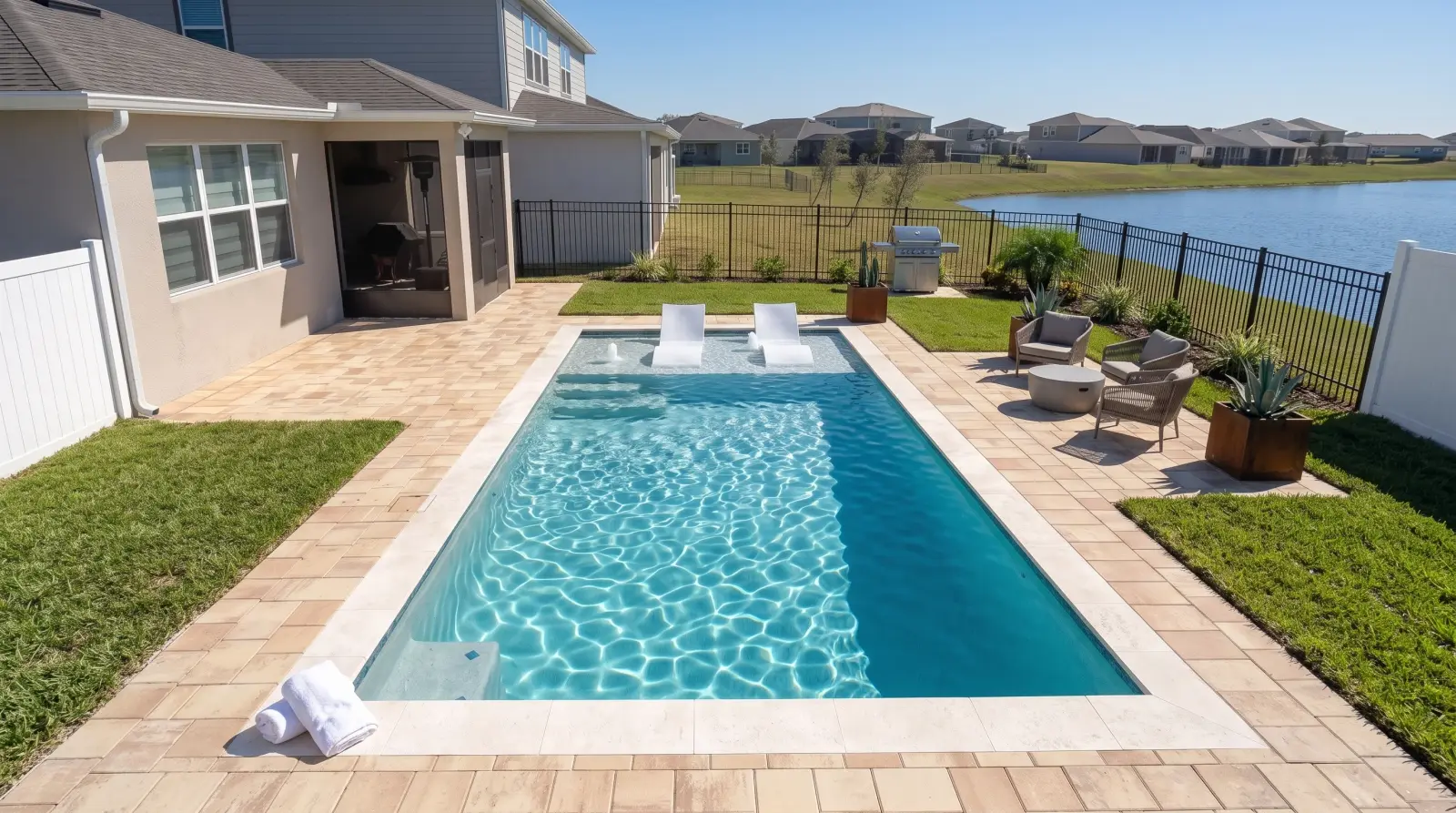 Mossy Wood Avenue Residence pool project — East Orlando, FL