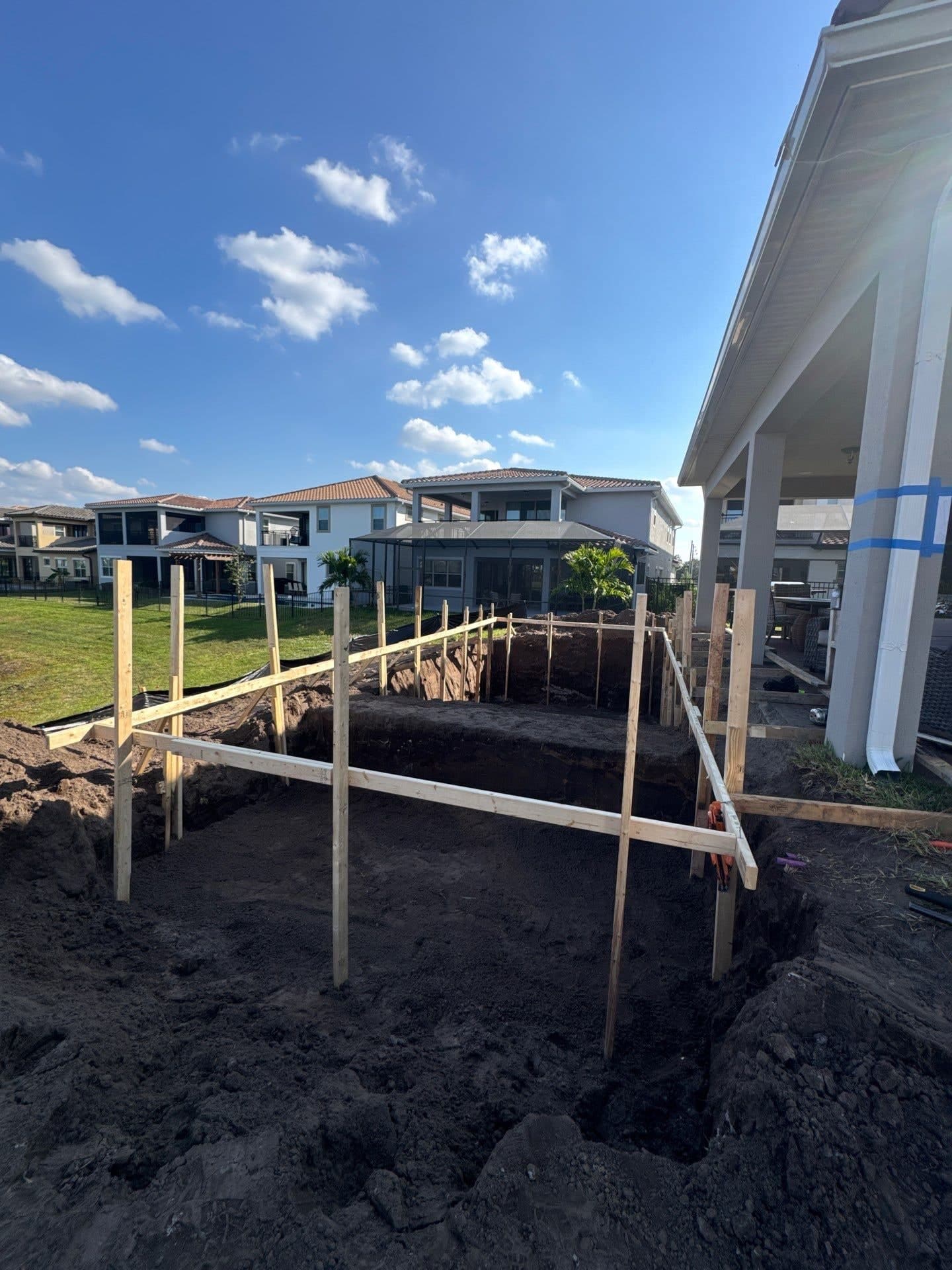 Taking Shape — Oakenshaw Lane Residence pool build