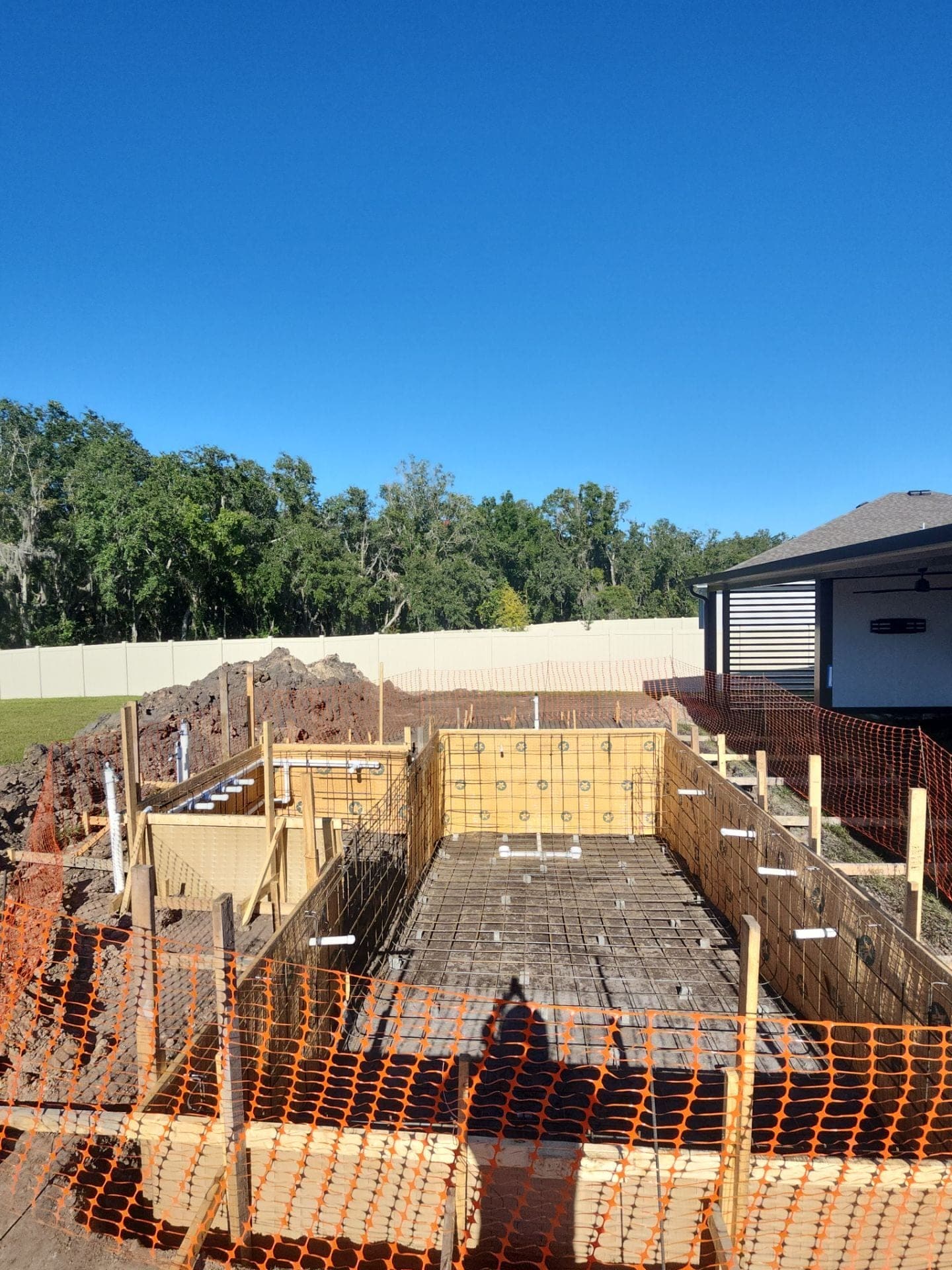 Steel & Shell — Rock Maple Bend Residence pool build