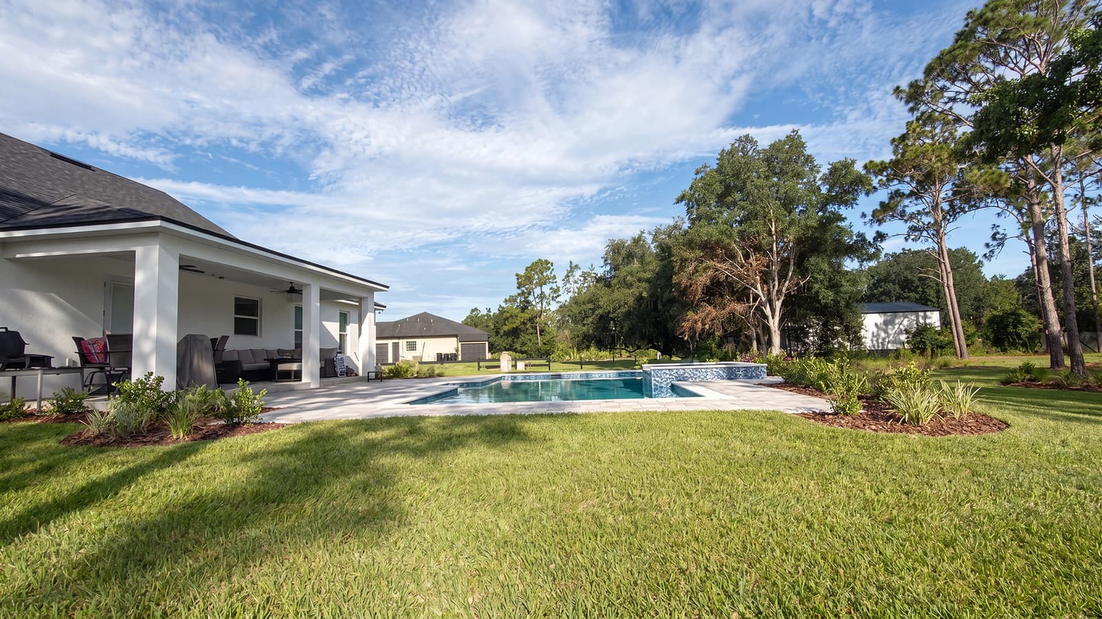 Seaview Street Residence completed poolscape — view 3