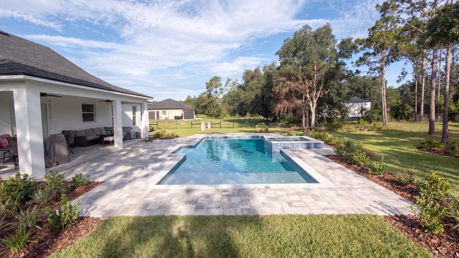 Seaview Street Residence completed poolscape — view 5